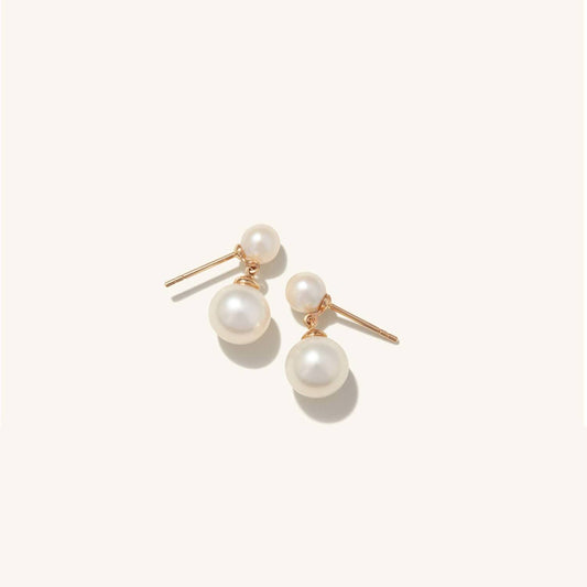 14k Yellow Gold Drop Earrings