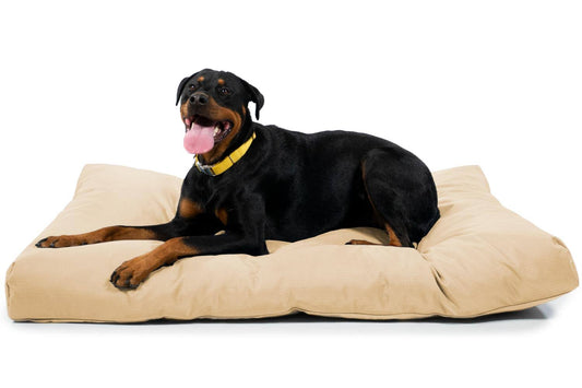 Tough Rip-Stop Rectangle Pillow Dog Bed