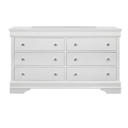 6 Drawer 58 W Double Dresser