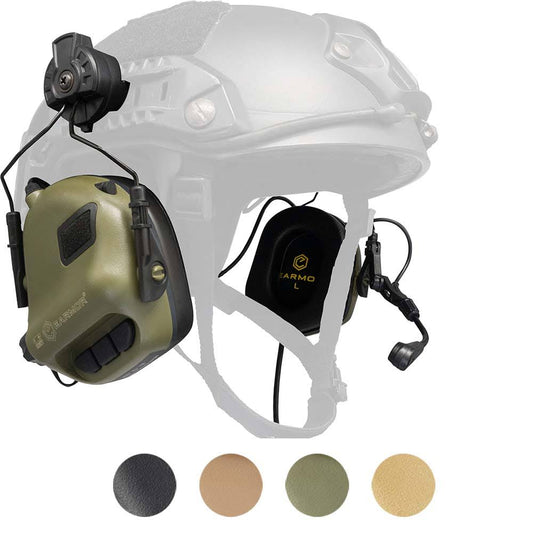 Tactical Headset M32h With Helmet Adapter