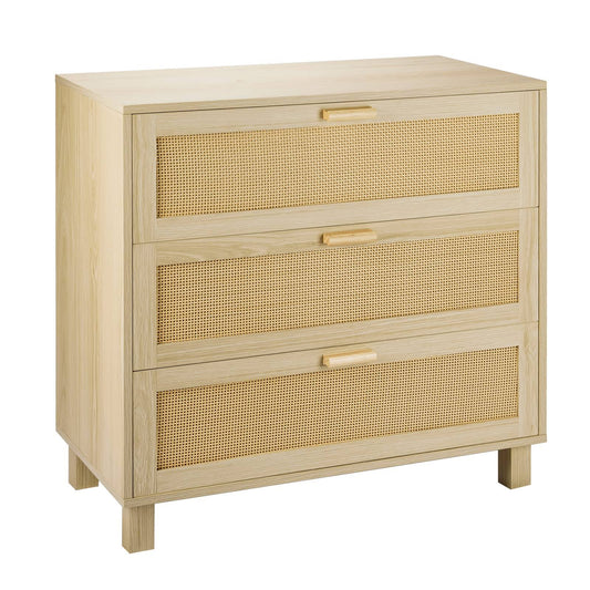 3 Drawer Dresser Rattan Chest Of Drawers