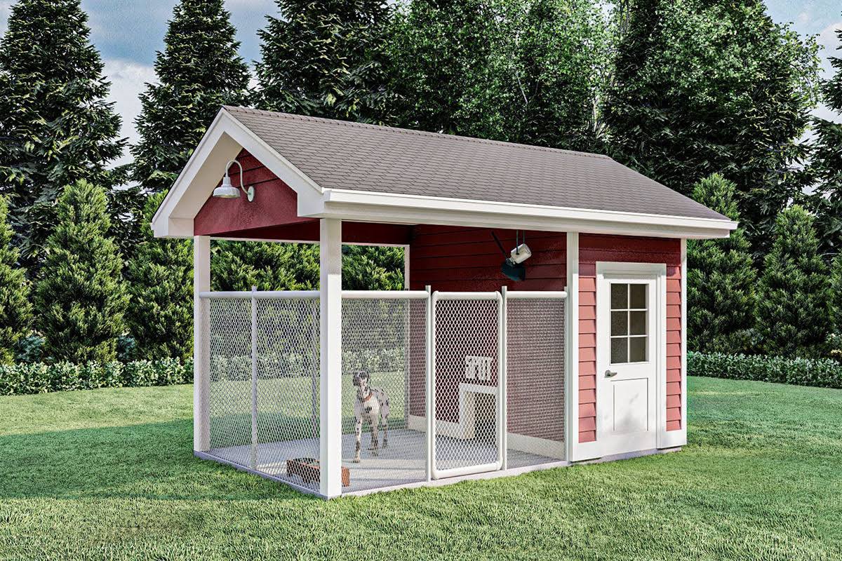 100 Square Foot Dog House Plan At Architectural Designs