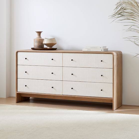 Waterfall 6 Drawer Dresser