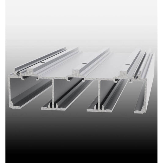 Tstm3-138-6 - Cs Top Mount Track Triple Door System - 6 Ft - 1 3月8日 Thickness