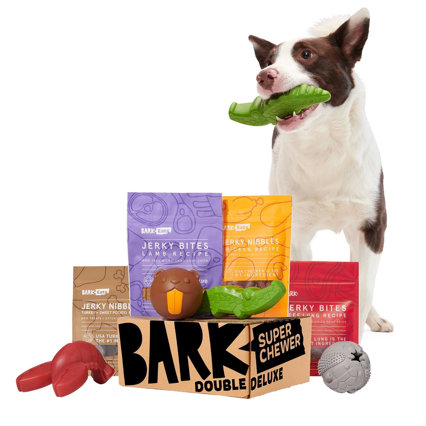 Tough Dog Toys & Treats Box, Small/Medium/Large