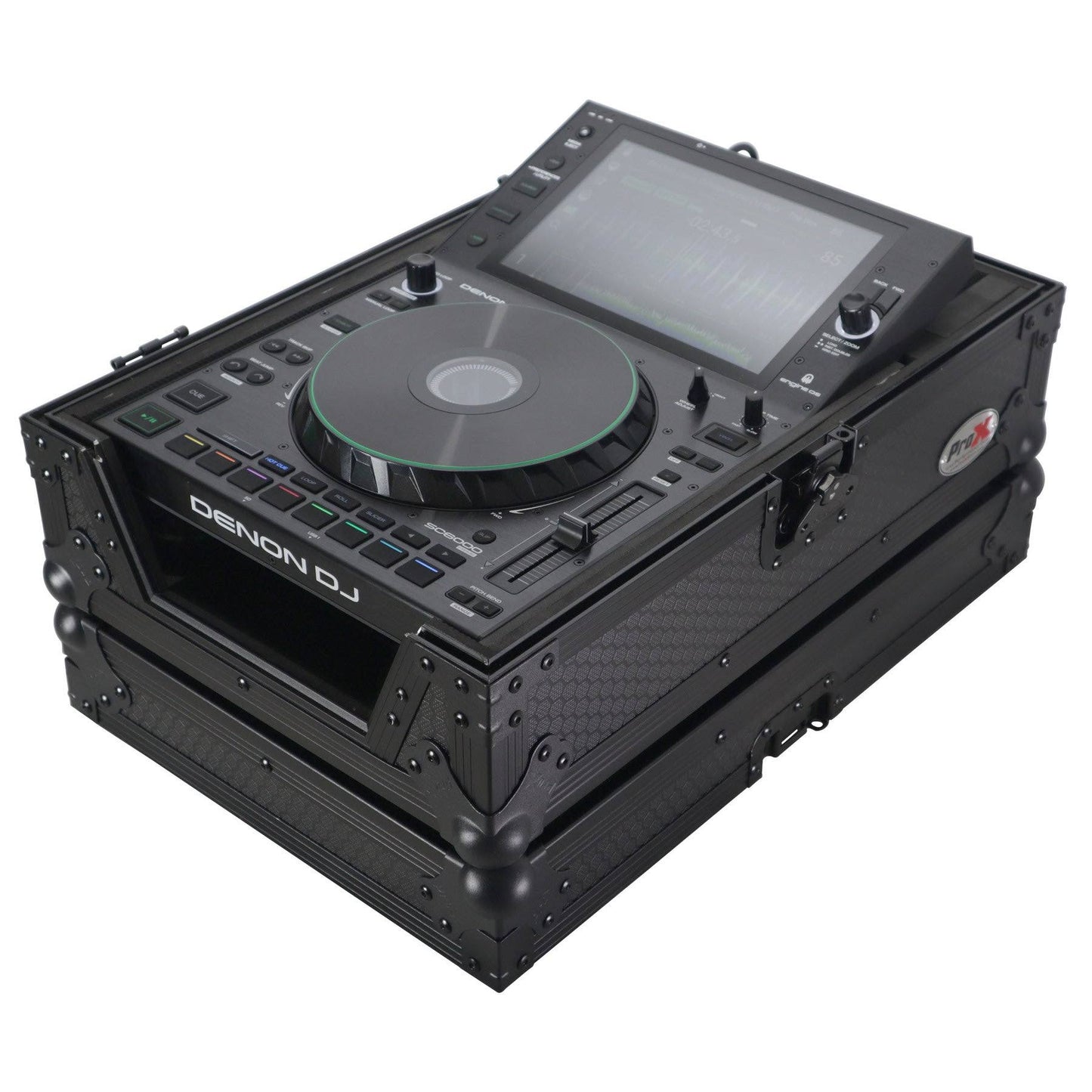 Xs-Cdbl Flight Case For Large Format Cd-Media Player Black On Black