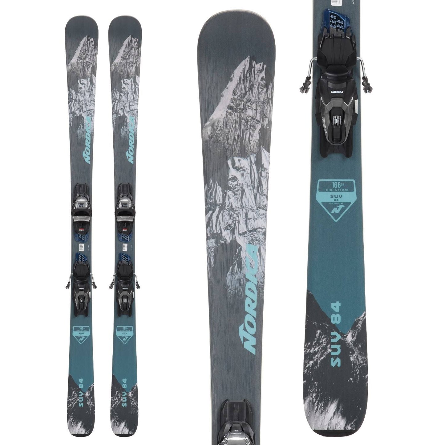 Suv 84 + Tp2 Compact Fdt Ski Bindings 2024