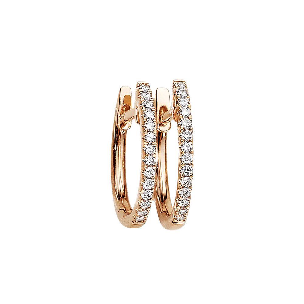 1/10 Ct. Tw. Diamond Huggie Hoop Earrings