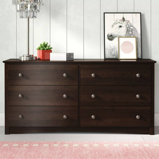 6 Drawer Double Dresser