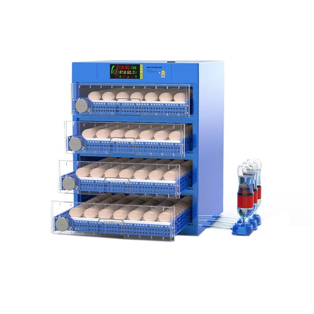 256 Eggs Automatic Egg Incubator, Led High-Efficiency Automatic Egg Turning & Temperature Control, Automatic Ventilation Egg Incubators For Hatching