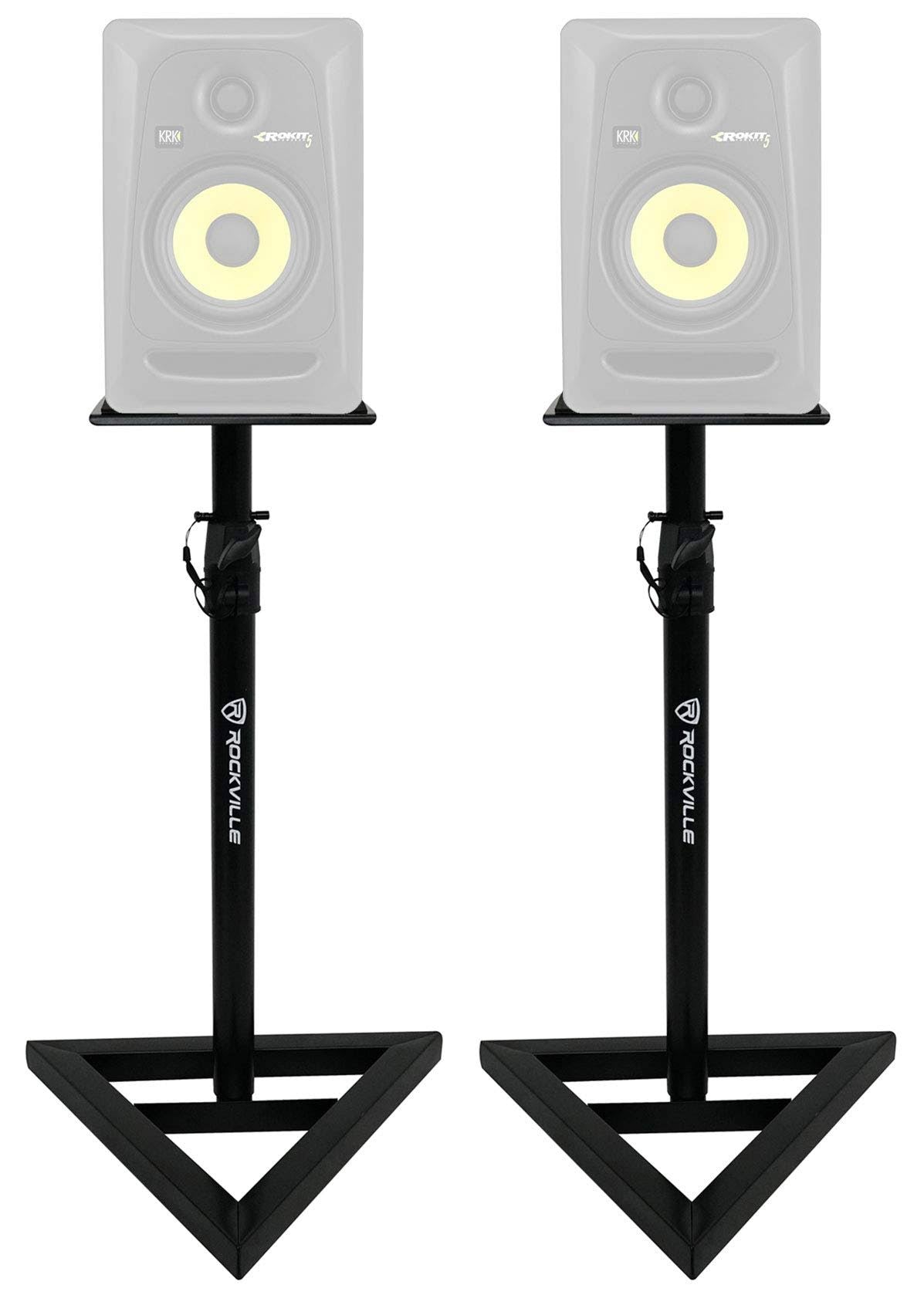 2 Adjustable Studio Monitor Speaker Stands For Adam Audio T7v Monitors