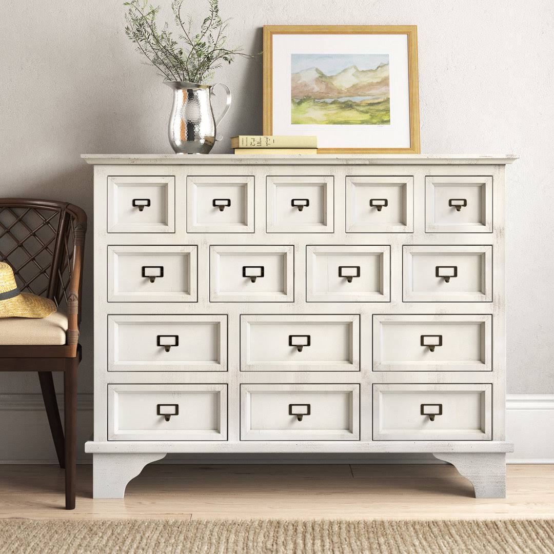 15 Drawer Apothecary Accent Chest