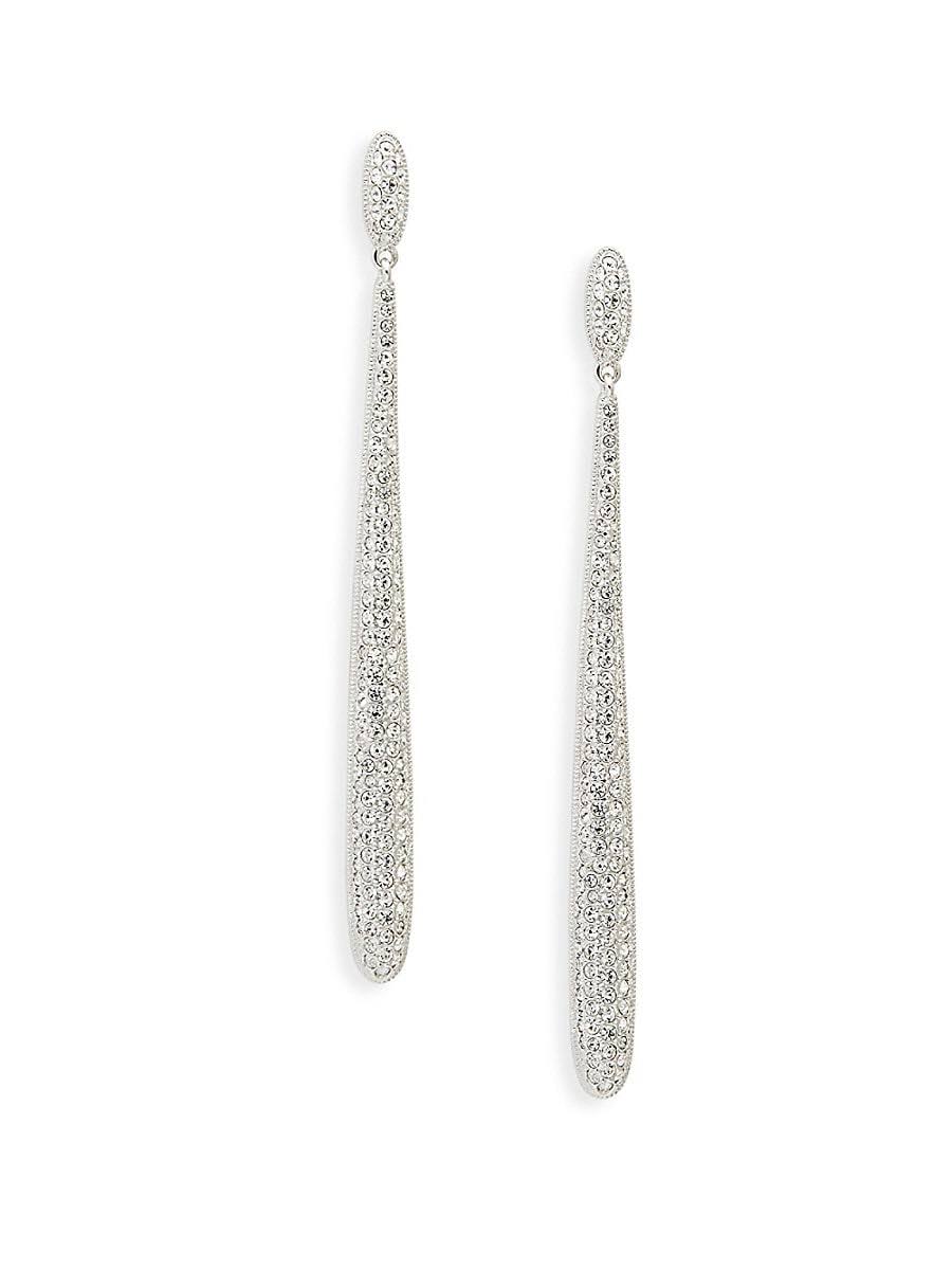 Womens Crystal Drop Earrings