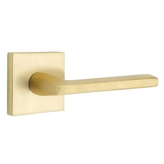 510hlo Helios Brass Modern Passage Door Lever Set From The Contemporary Collection