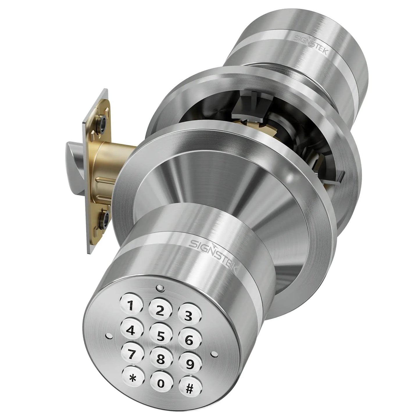 Yl-99 Electronic Door Knob Room Security Finish