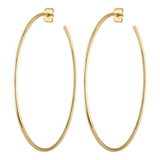 2.5 Classic Gold Hoops At