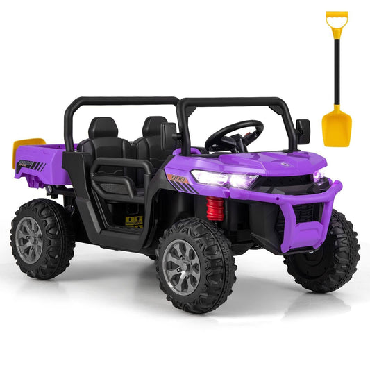 2 Seater Ride On Utv 12v Kids Electric Vehicle Dump Truck