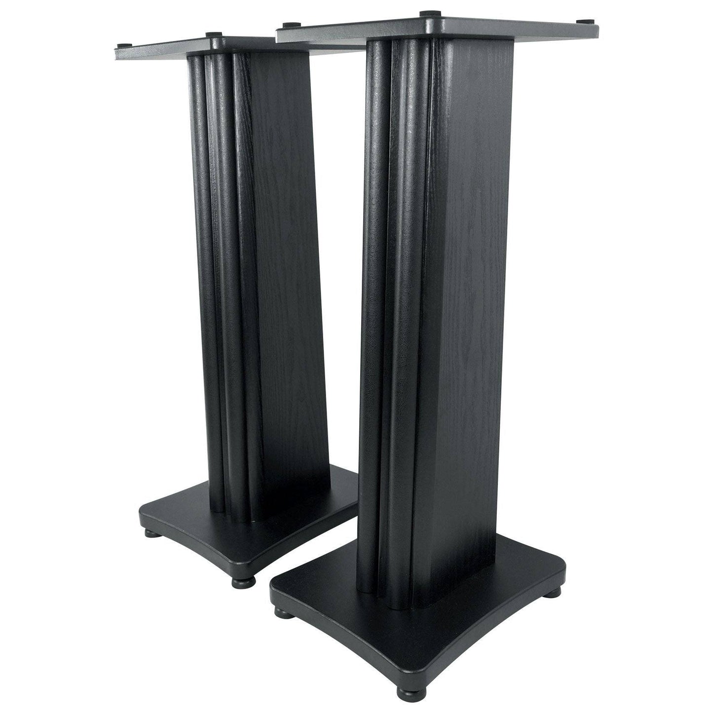 2) Classic Wood Grain 28 Speaker Stands Fits Bowers & Wilkins Fp31046