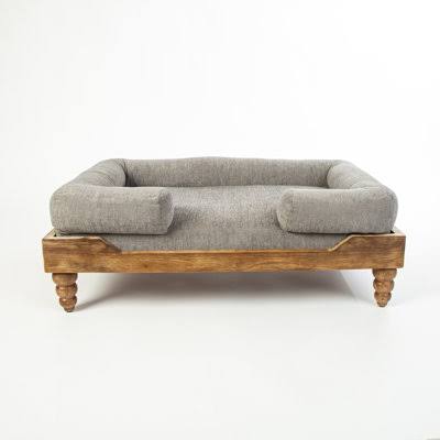 Wood Dog Bed With Washable Cushion Tucker Murphy Pet