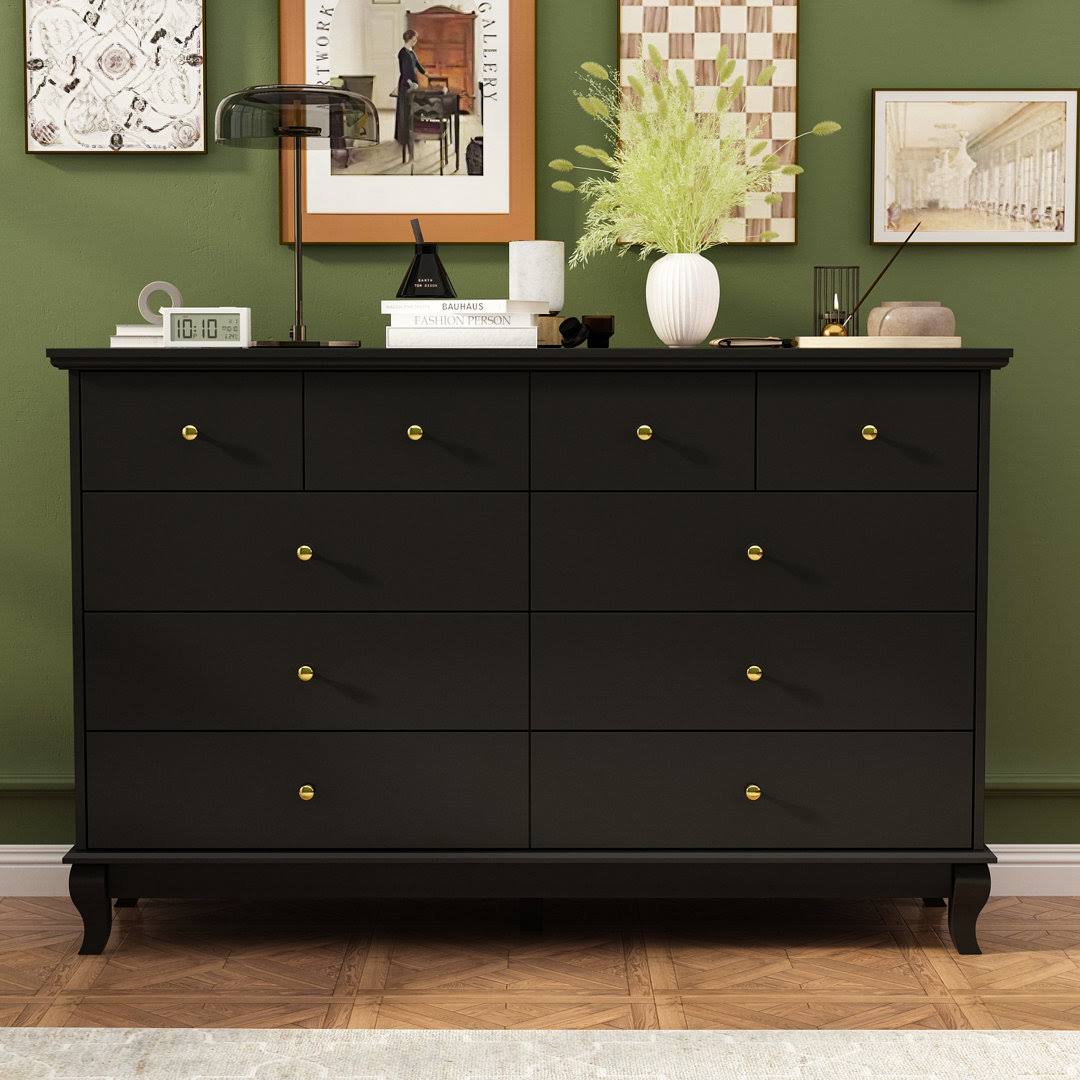 10 Drawer 55.1 W Double Dresser