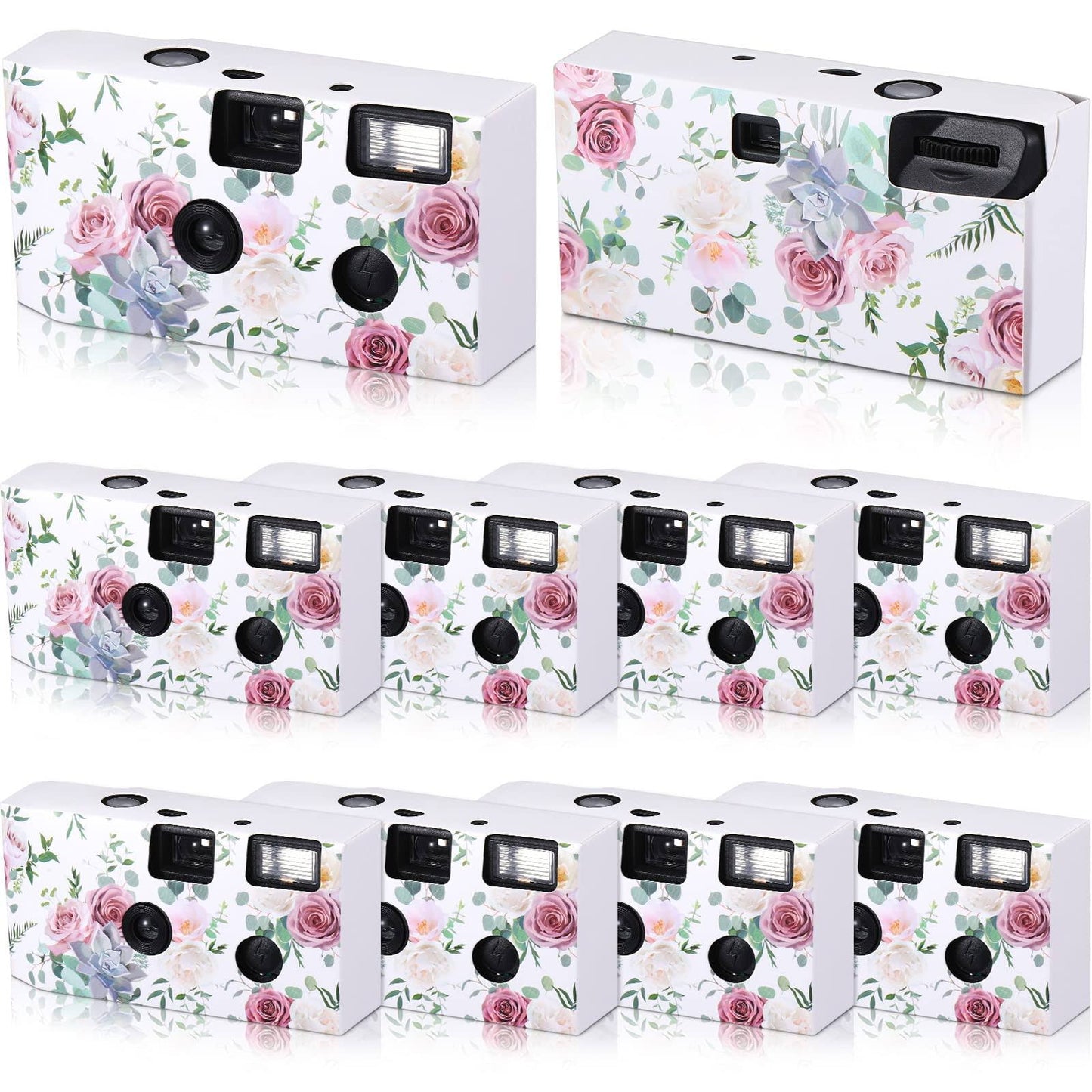 10 Pack Disposable Camera For Wedding Bulk, 34mm Single Use Camera Bulk With Flash Disposable Cameras One Time Camera For Gathering Wedding Travel