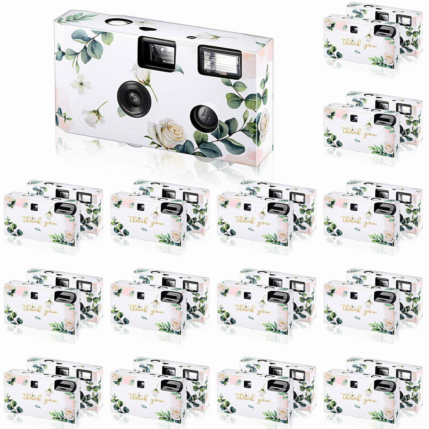 15 Pack Of Disposable Cameras For Wedding Bulk Single Use Flash 35mm Film Camera For Concert Travel Anniversary Camp Party Supply Vacation