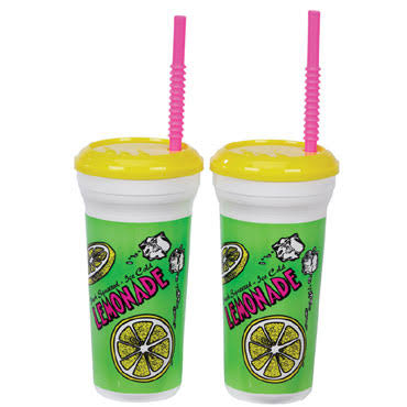 5306 Cups Plastic 32 Oz. Lemonade Print