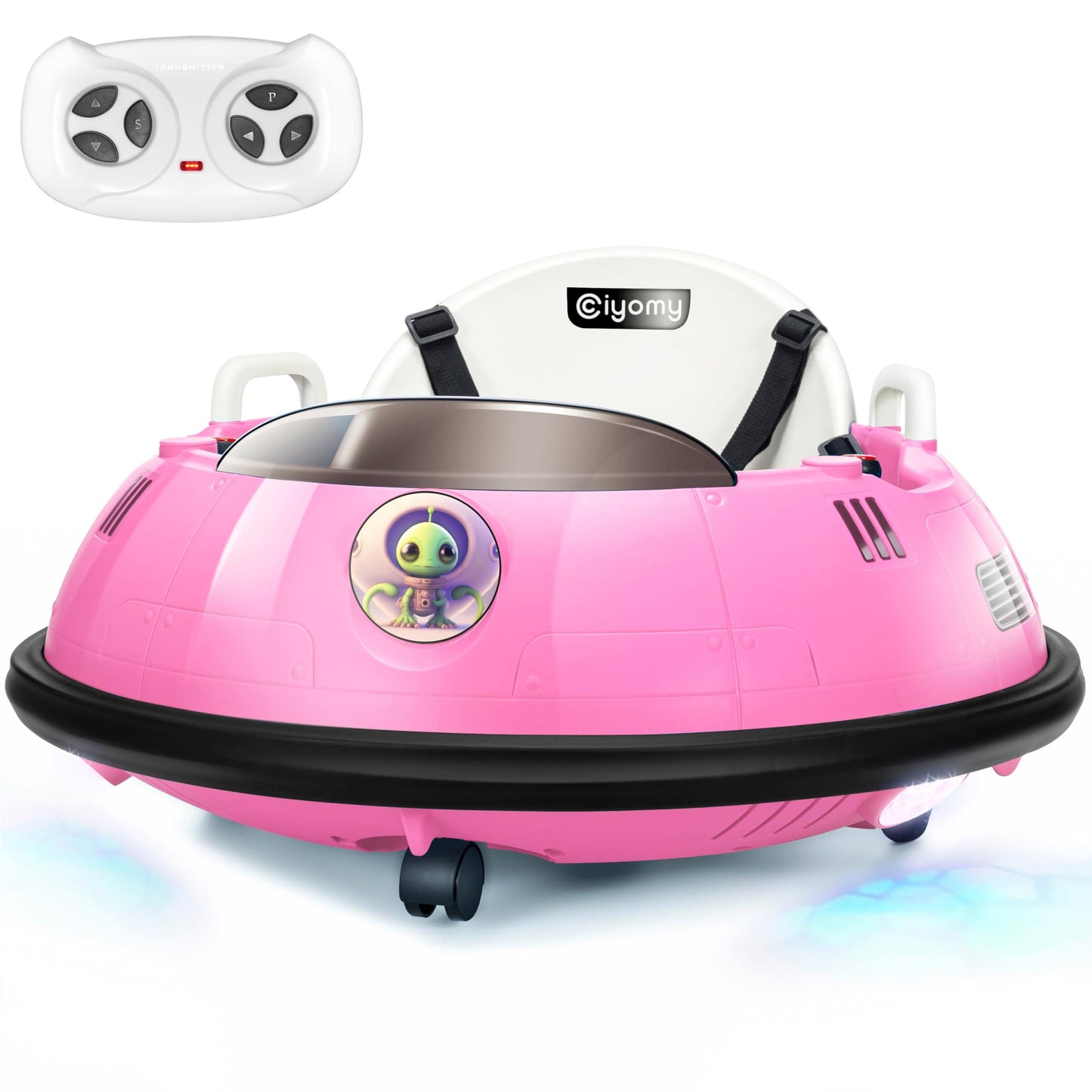 12v Bumper Car For Toddlers&Kids 360 Degree Spin With Parent Remote Control,Electric Kids Ride On Bumper Car,2 Driving Modes,Led Lights,Kids