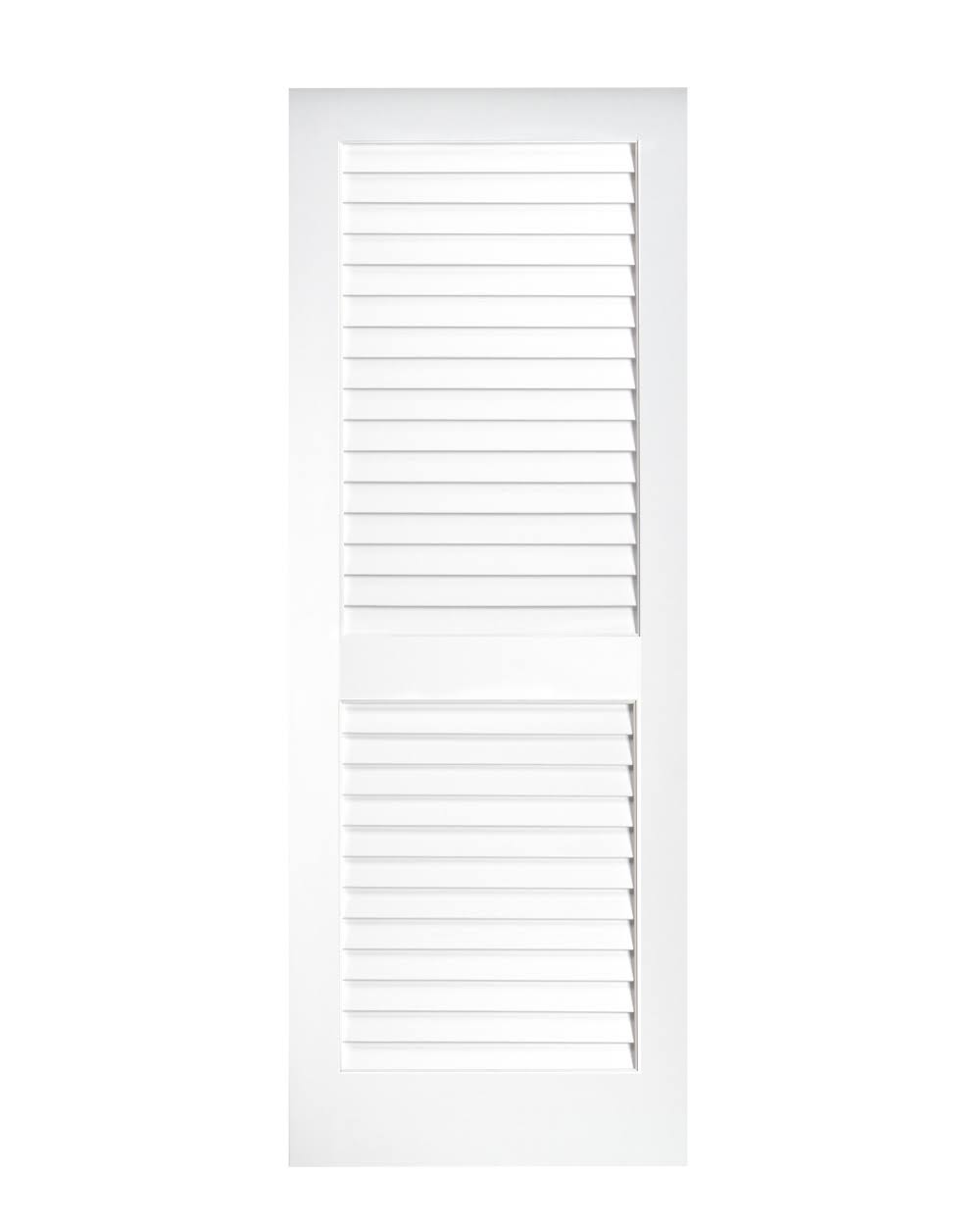 2 Plantation Louver Panel Interior Door (Primed), 18 / 80 (6 8)