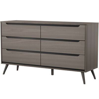 6 Drawer 58 W Double Dresser With Mirror