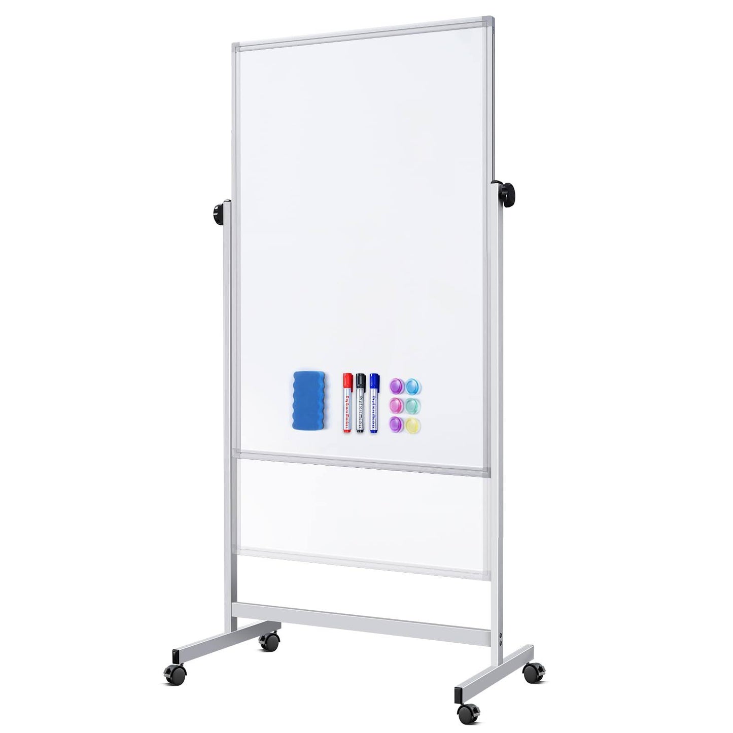 Whiteboard 32 X 48 Inches Height Adjustable Dry Erase White Board