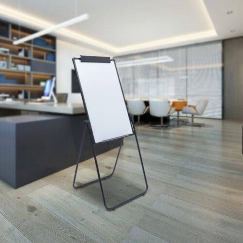 35 X 24 Double-Sided Mobile Dry Erase Board Magnetic Whiteboard Display Stand Rolling W/Marker Tray Writing 360degree Adjustable Double Sided