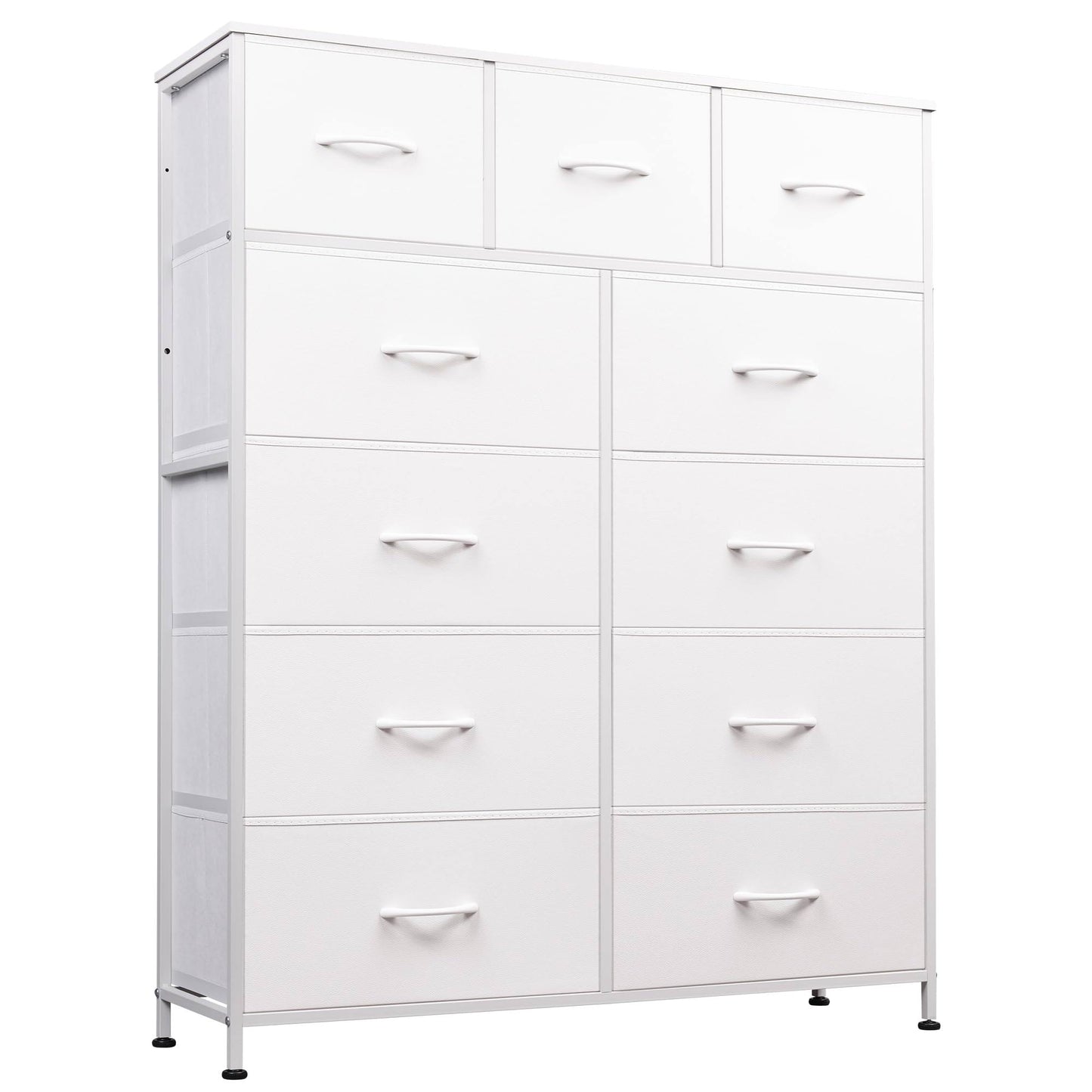 Tall Dresser For Bedroom, Fabric Dresser Storage Tower, Dresser & Chest Of Drawers Organizer Unit With 11 Drawers, Storage Cabinet, Hallway,