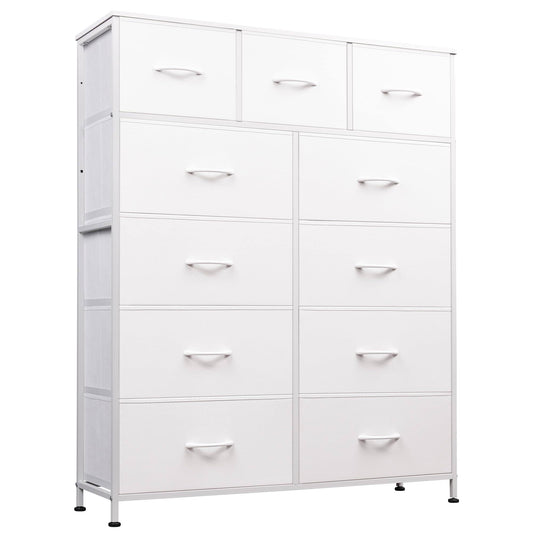 Tall Dresser For Bedroom, Fabric Dresser Storage Tower, Dresser & Chest Of Drawers Organizer Unit With 11 Drawers, Storage Cabinet, Hallway,