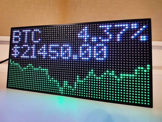 Ticker Stocks Forex Live Price Wifi Led Display