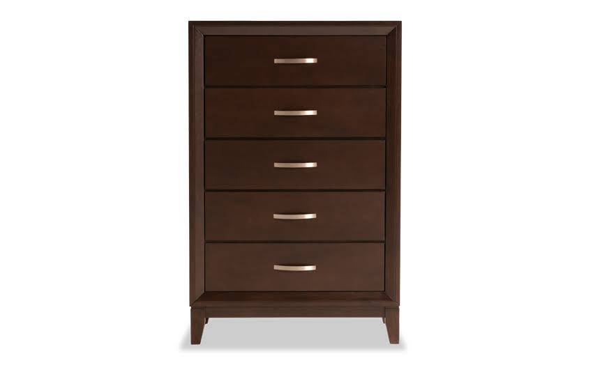 5 Drawer Chest Transitional Chests Rubberwood Solids/Veneers By Bobs Discount Furniture