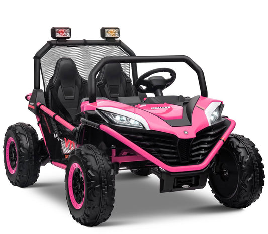 24v 10ah Ride On Utv Cars 2 Seater, Kids Electric Cars Vehicles, Metal Frame, Eva Wheels, 2x200w Powerful Motors, 20 Large 2 Seats,