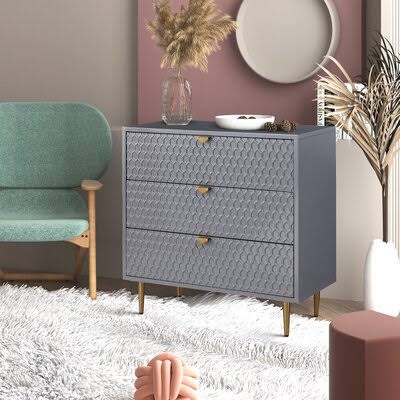 3 Drawer Accent Chest Everly Quinn