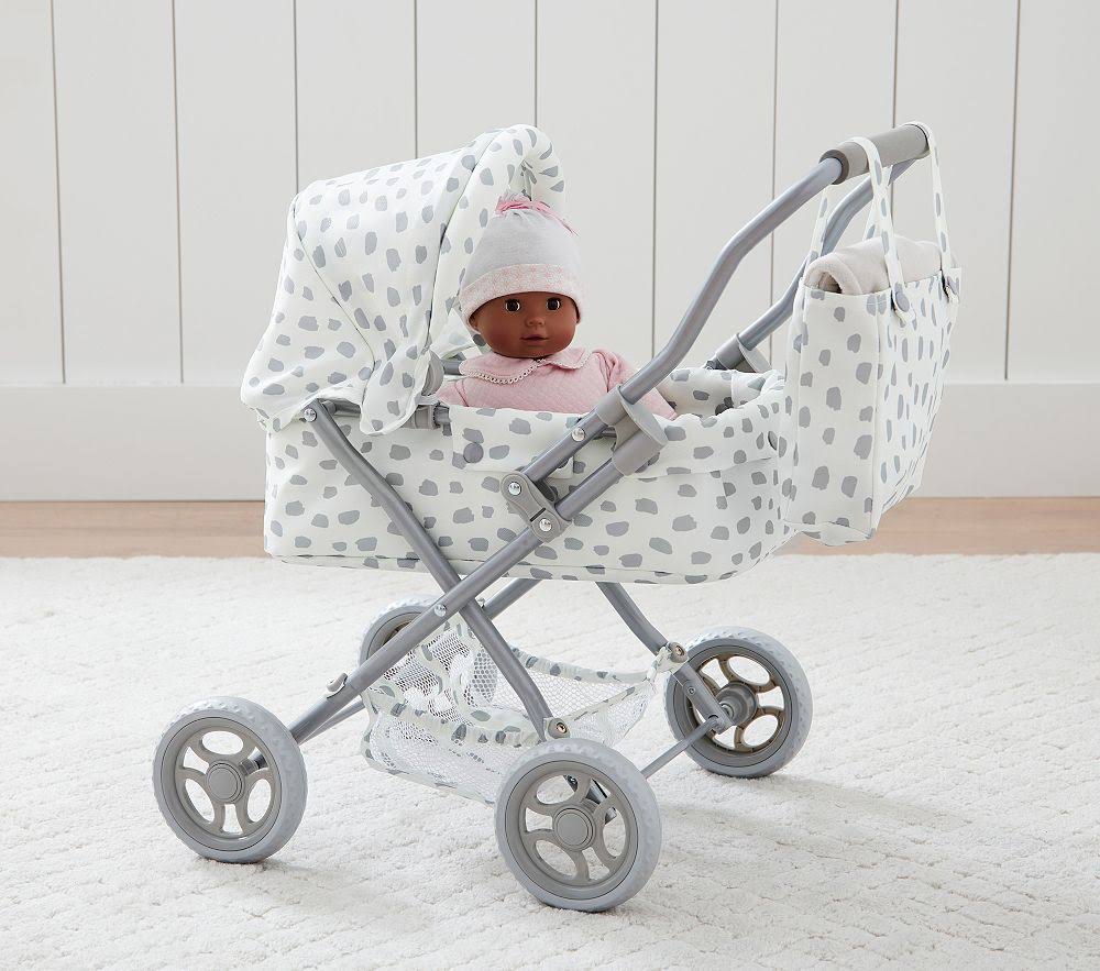 Stroke Dot Mini Pram Doll Stroller