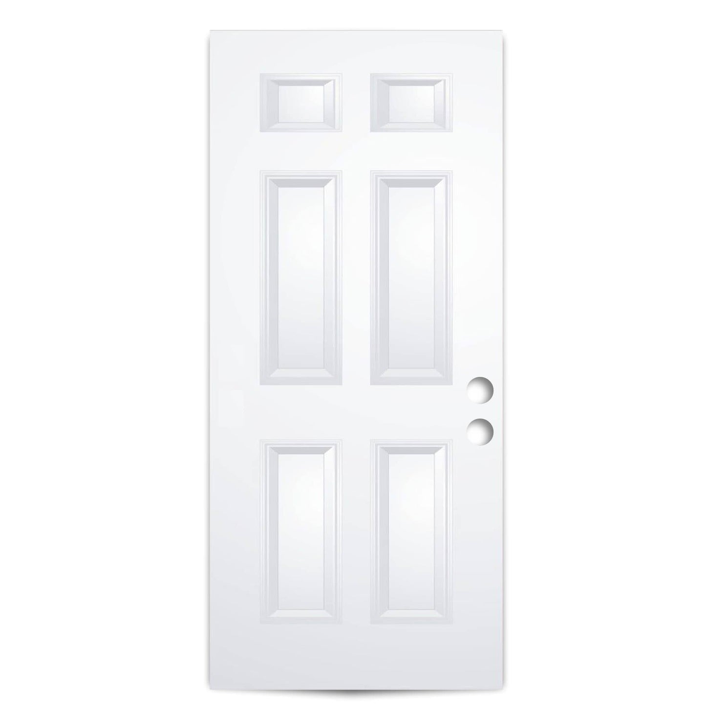 32-In X 80-In Steel Universal Reversible Primed Single Front Door Insulating Core Lo355920