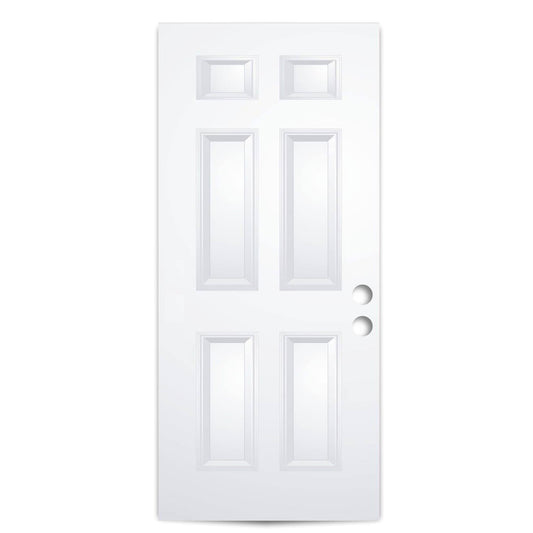 32-In X 80-In Steel Universal Reversible Primed Single Front Door Insulating Core Lo355920