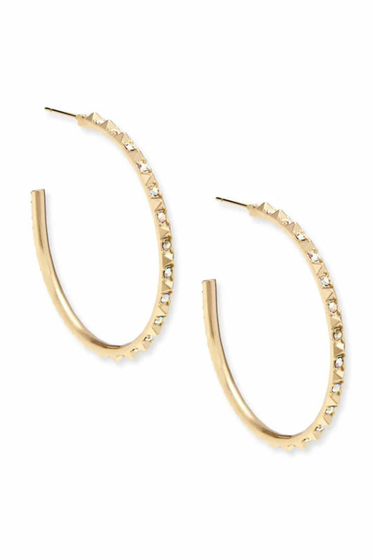 Veronica Hoop Earrings In Gold