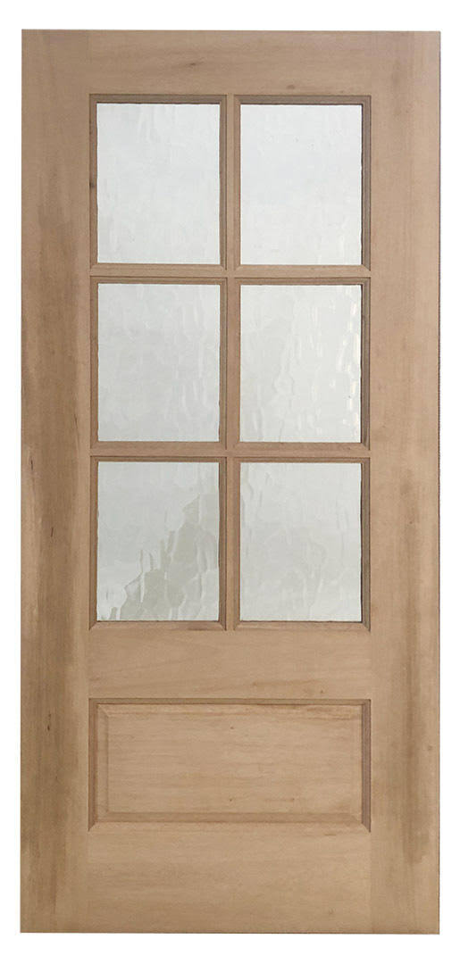 3 Ft. X 6 Ft. 8 In. Exterior Mahogany Door Slab 6 Lite | Exterior Doors Flemish