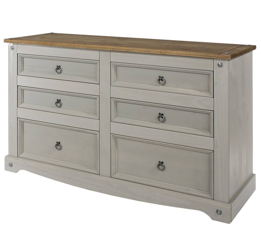 6 Drawer 52.01 W Double Dresser Gracie Oaks