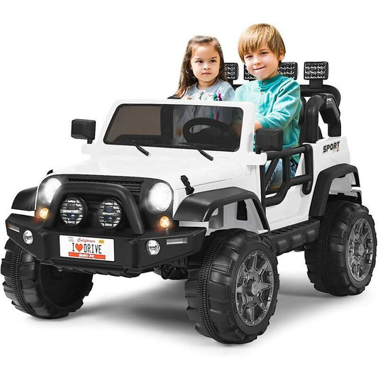 12v 2-Seater Ride On Car Truck With Remote Control And Storage