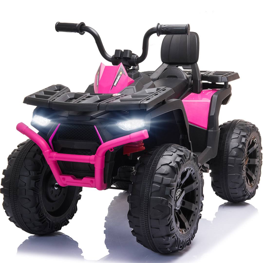 24v Ride On Toys Kids Atv 4-Wheeler For Big Kids With 2 Seater