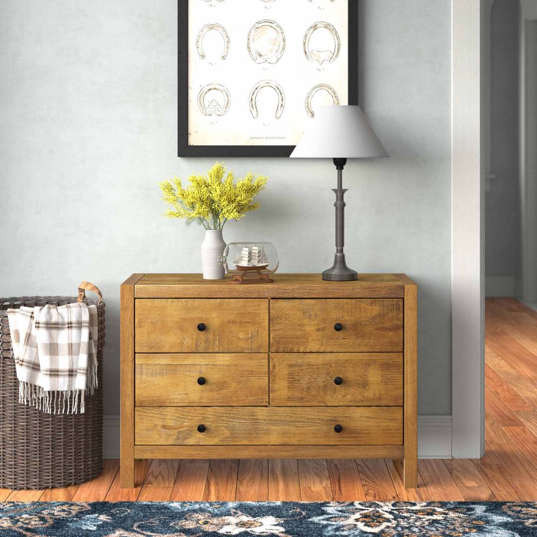 5 Drawer Double Dresser