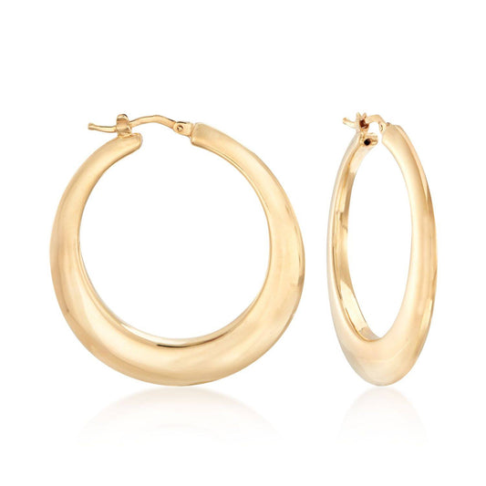 14kt Yellow Gold Hoop Earrings