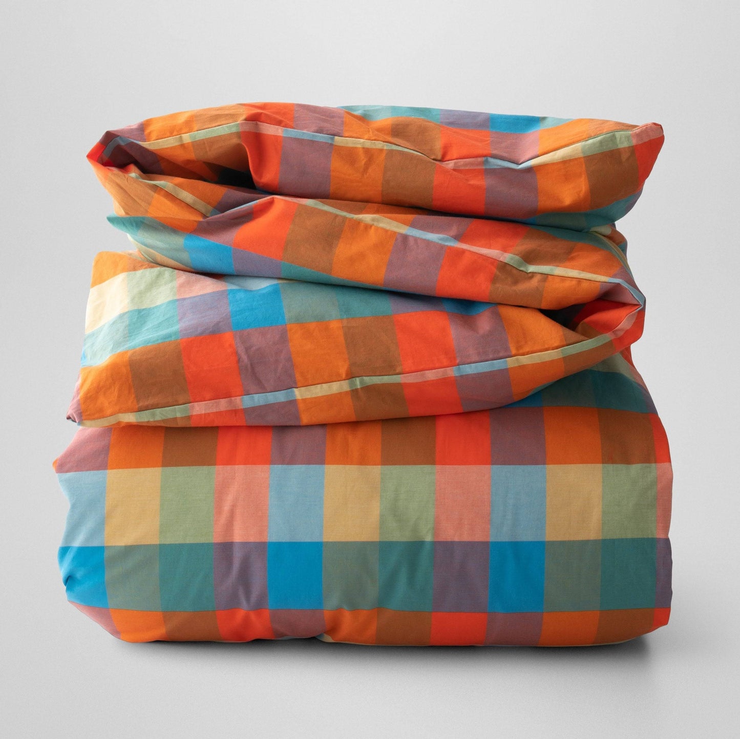 Woven Plaid Duvet Cover