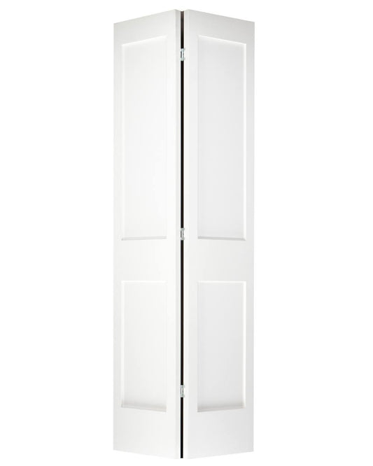 2 Panel Shaker Style Bifold Door (Primed), 32 / 80 (6 8)